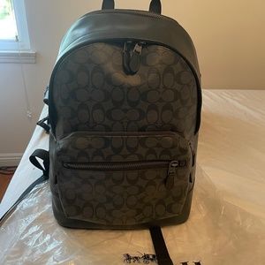 Coach backpack in signature canvas